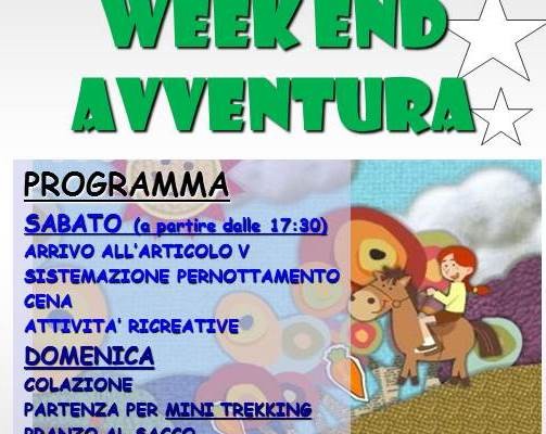 Week End avventura !!! 2/3 agosto 2014