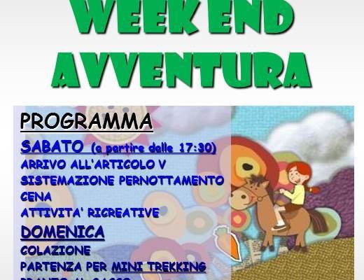 Week End Avventura !!!!