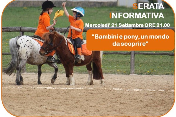 INVITO A TUTTI I GENITORI: 21 SETTEMBRE ORE 21.00 PRESSO ARTICOLO V HORSE ACADEMY