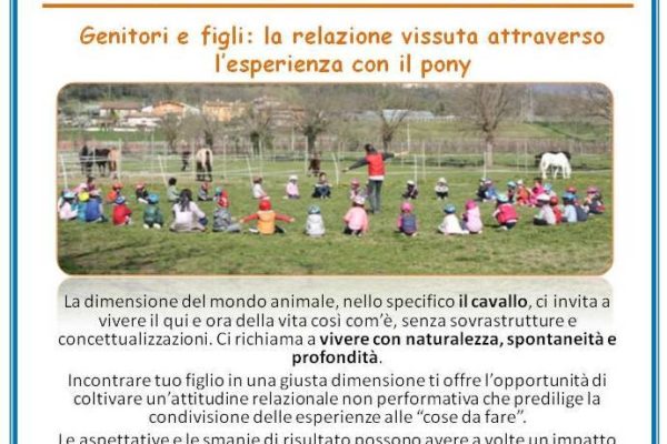 Progetto : Ponyamoci accanto ! 1 luglio 2017