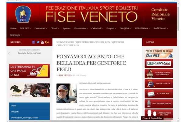 Progetto : Ponyamoci accanto