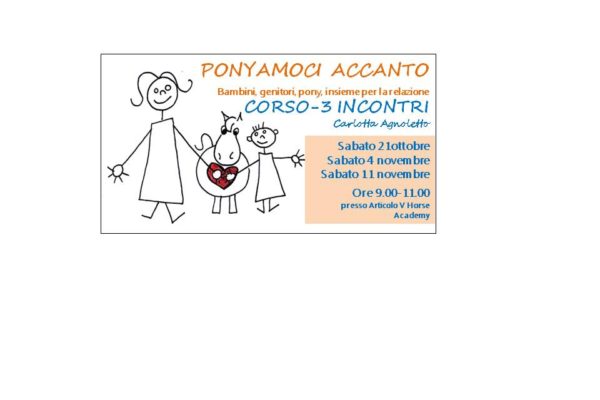 Ponyamoci Accanto: I° incontro 21 ottobre 2017