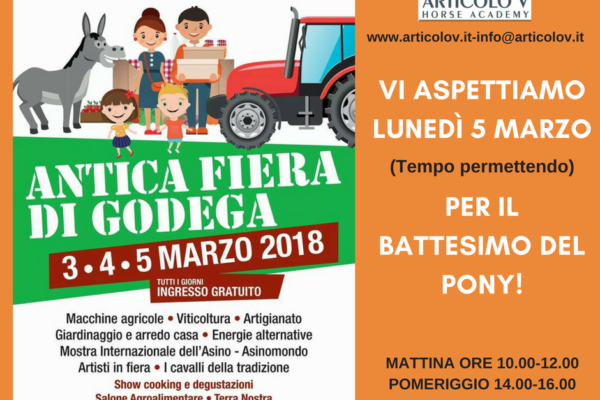 Antica Fiera di Godega 5 marzo 2018