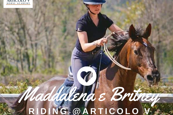 Riding at Articolo V Horse Academy